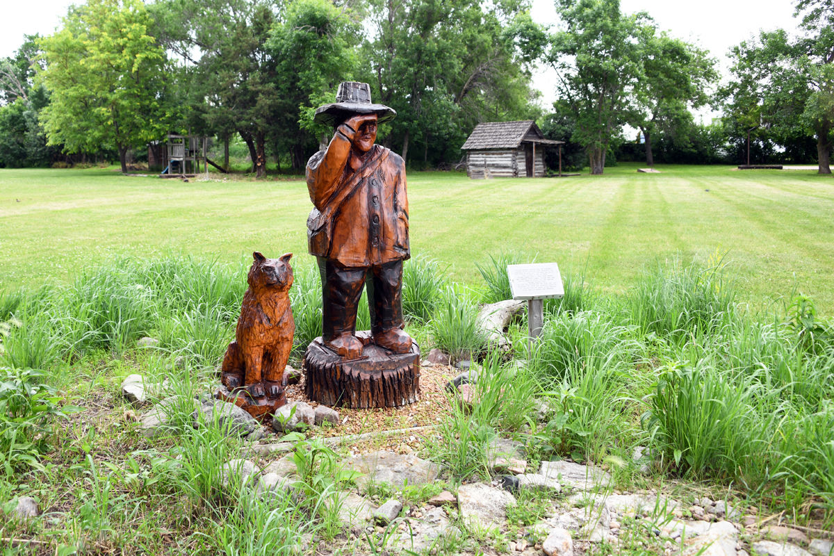 143 Private Shannon is prominently displayed in the Winnetoon City Park.JPG